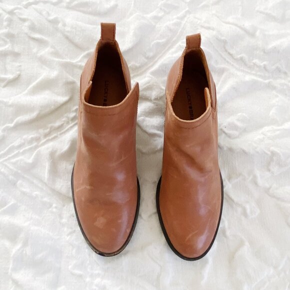 Lucky Brand Branndi Heeled Bootie Size 7 New $129 - Picture 4 of 8